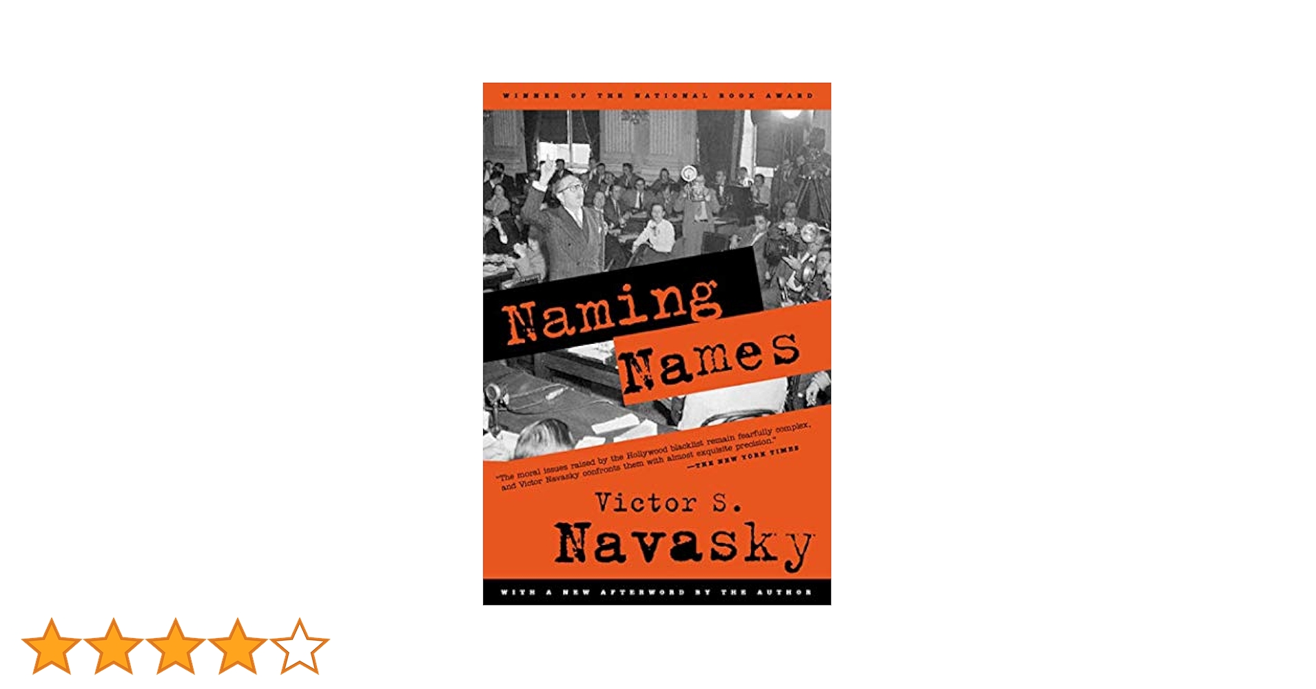 希少　NAMING NAMES VICTOR S. NAVASKY Naming Names: Navasky, Victor S.: 9780809001835: Amazon.com